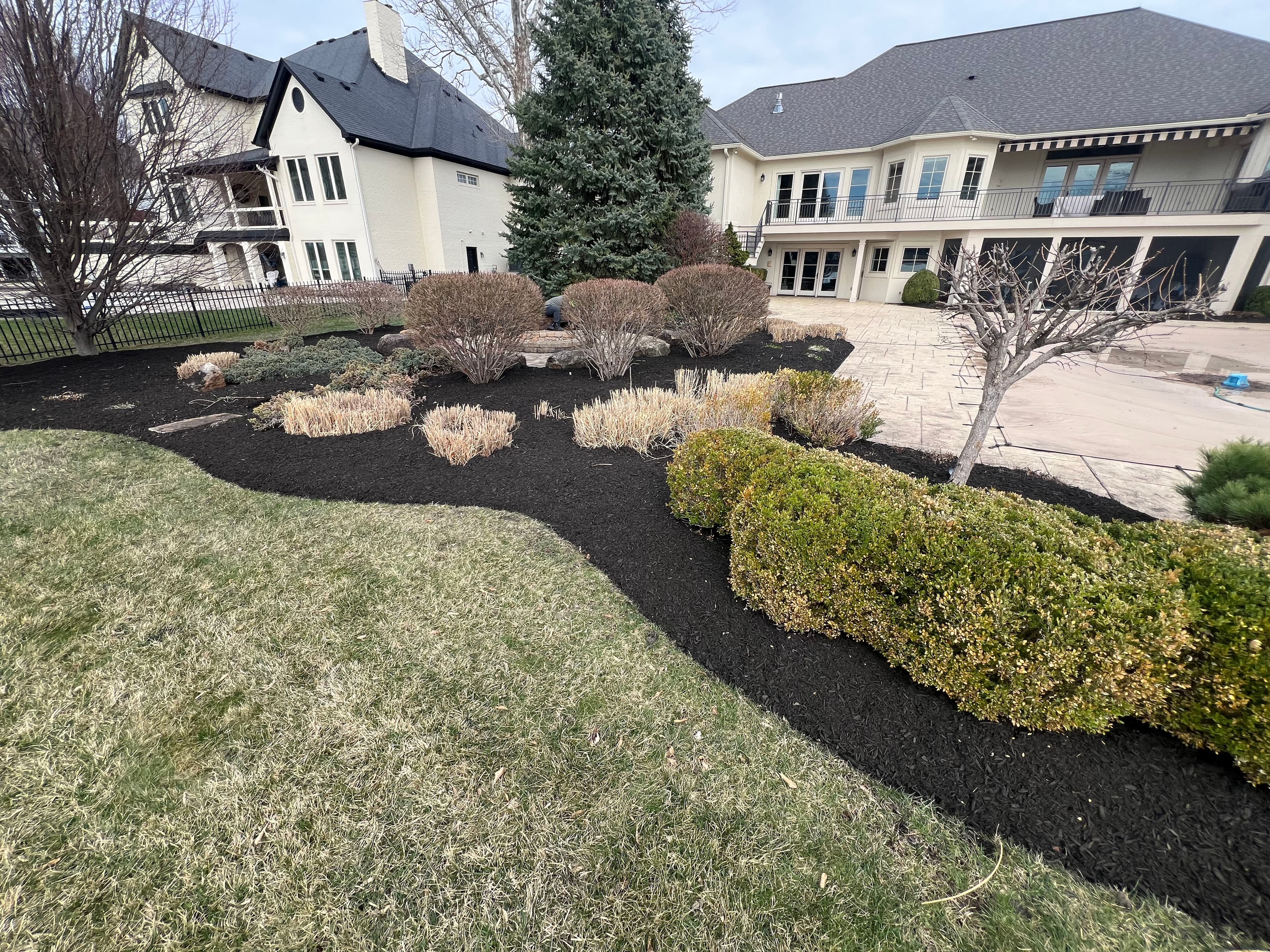 Project Geist Reservoir Lawn Enhancement with New Mulch image