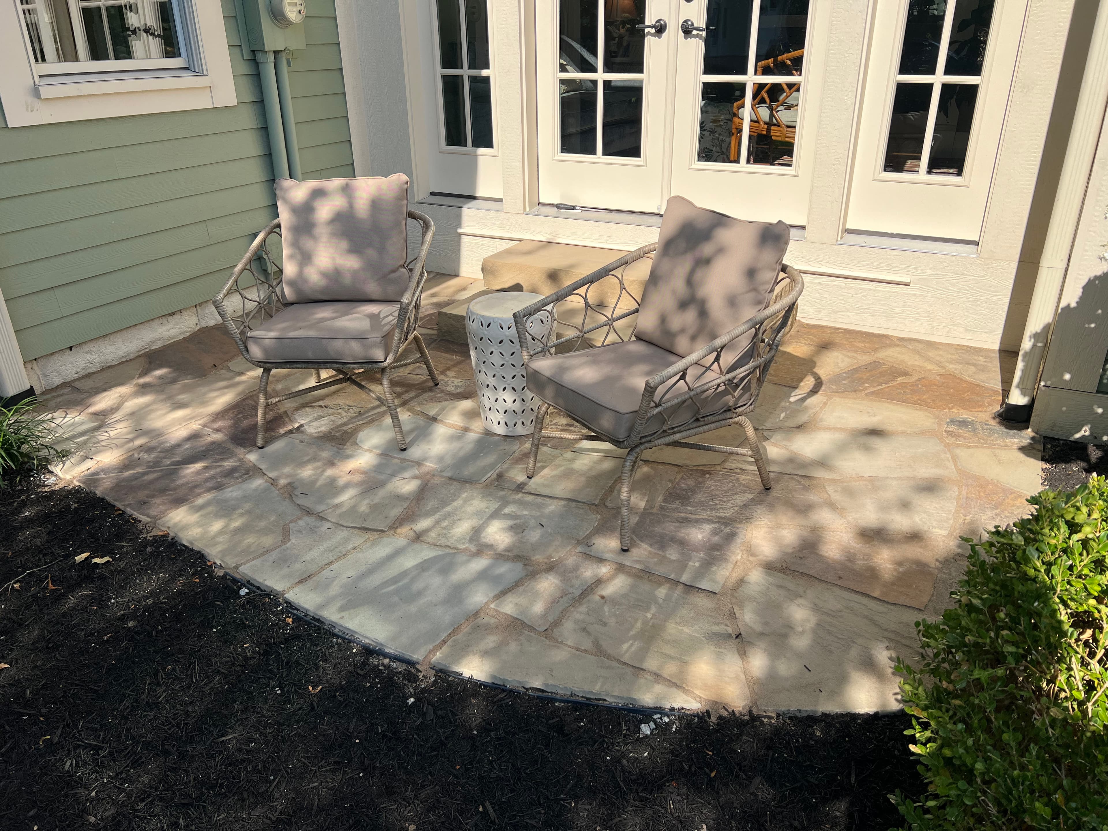 Project Flagstone Patio with Colfax Steps in Carmel image