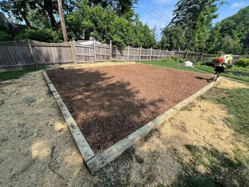 Project Playground Area Installation with Timber Edges in Indianapolis image