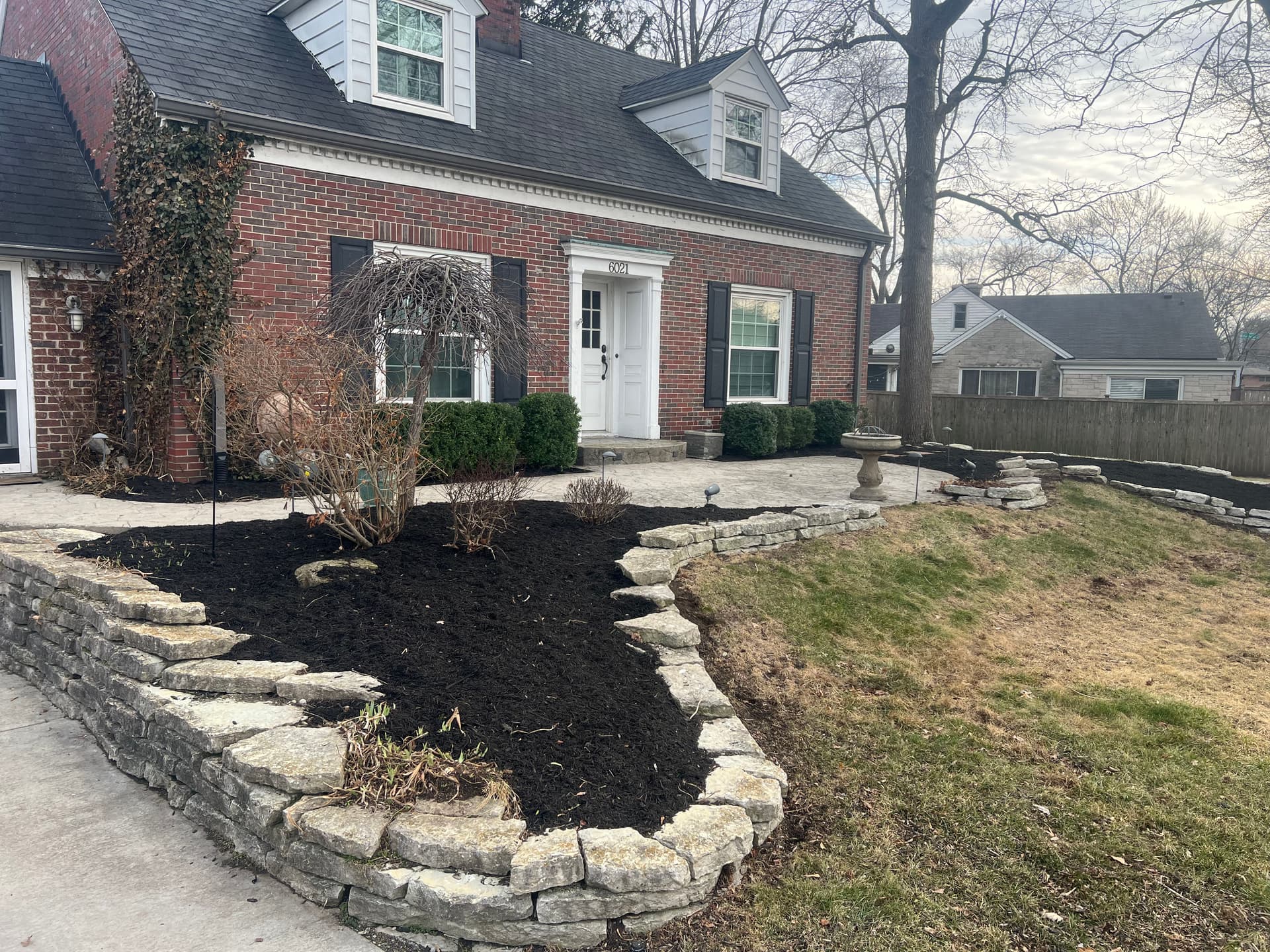 Mulch Transformation in Broad Ripple image