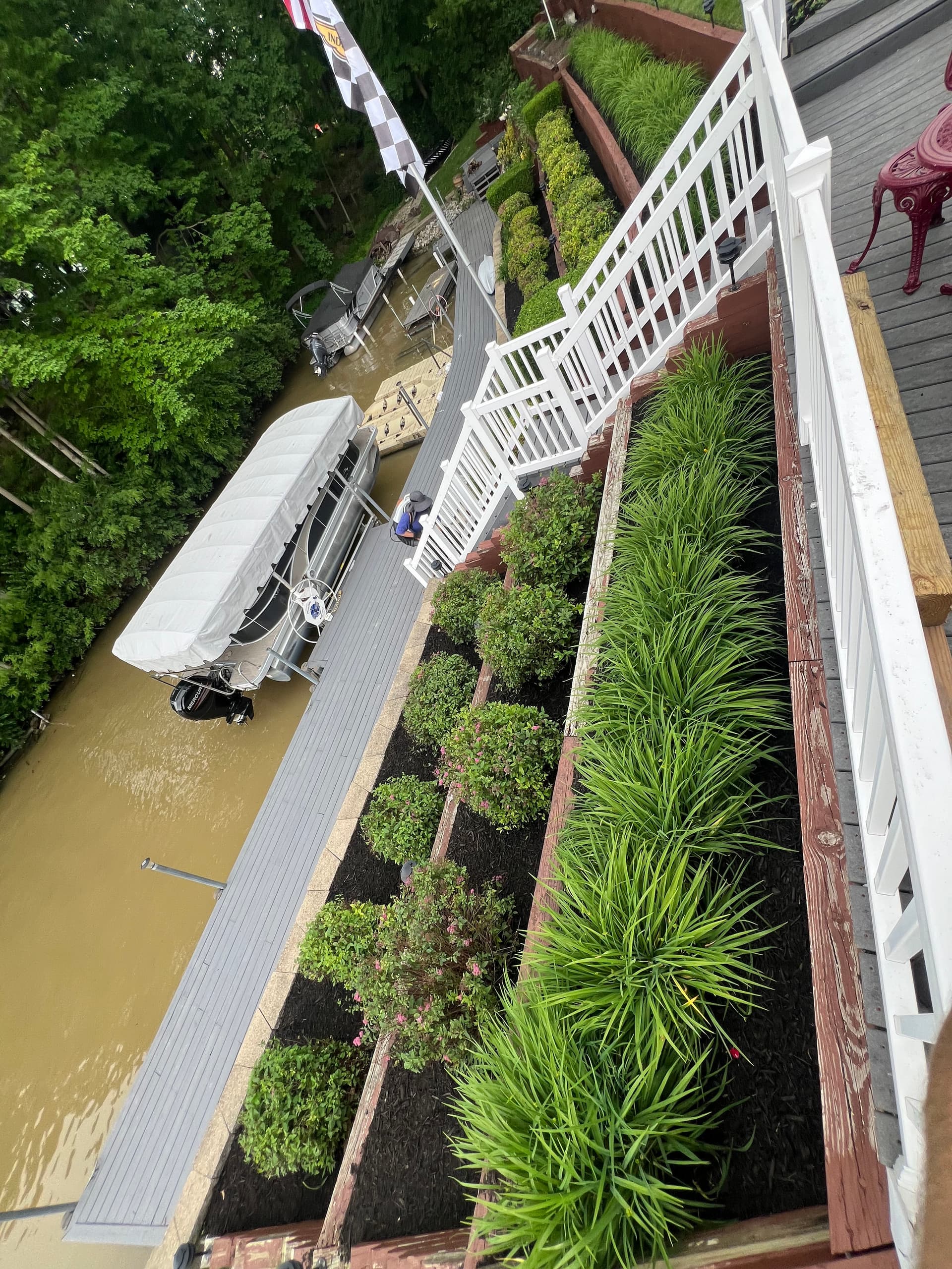 Gallery photos for Fresh Mulch Install on the Banks of Morse Reservoir in Cicero: Image #1