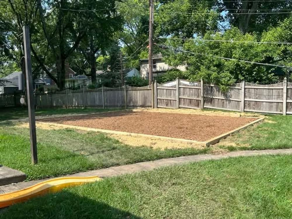 Gallery photos for Playground Area Installation with Timber Edges in Indianapolis: Image #1